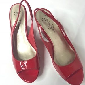 Jessica Simpson wedges